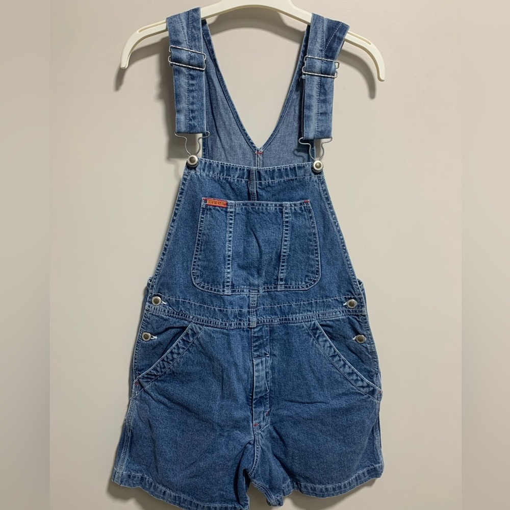 Ikeda Vintage Blue Denim Short Overalls
